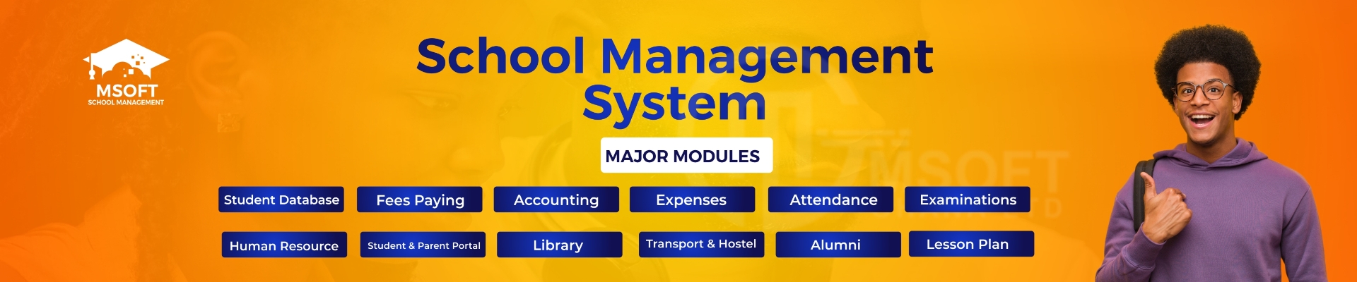 Msoft School Banner